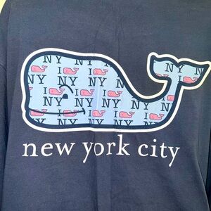 Vineyard Vines Men’s Cotton Long Sleeve NYC Graphic Tshirt Sz XXL